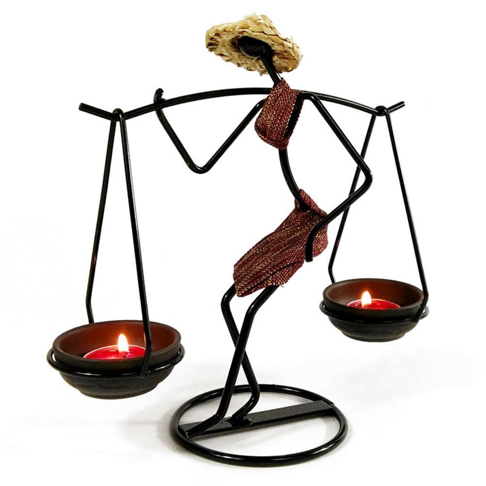 Creative Iron Candle Holder