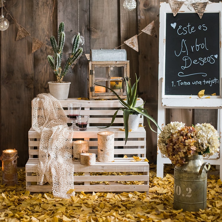 Birch Wood Tea Light Holder