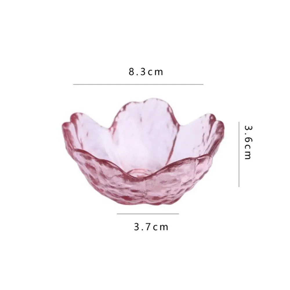 Glass Sakura Candle Holders