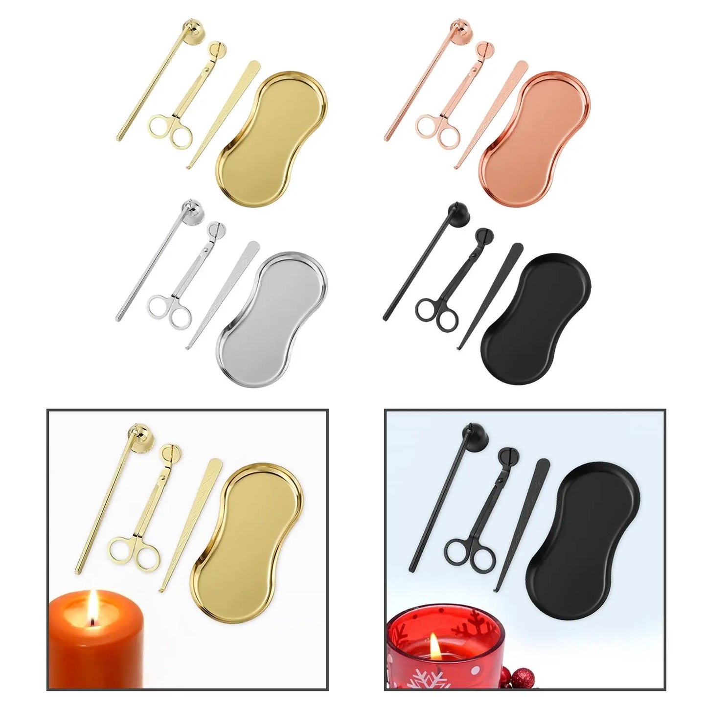 4 Piece candle maintenance kit