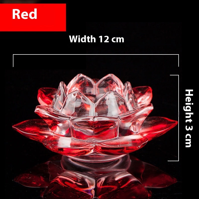 Glass Lotus Tealight Holders