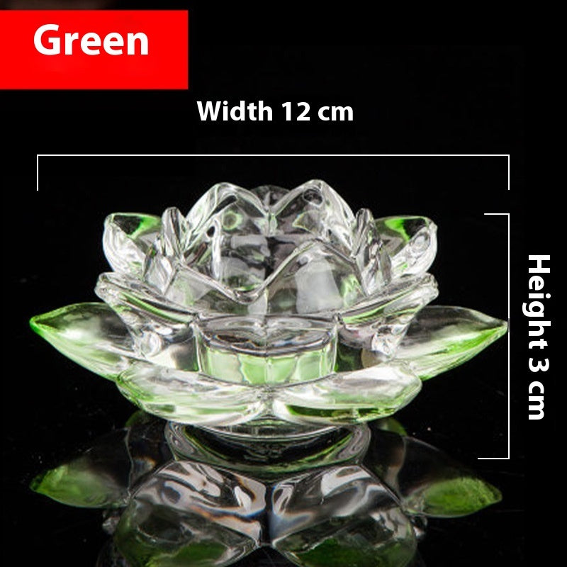 Glass Lotus Tealight Holders