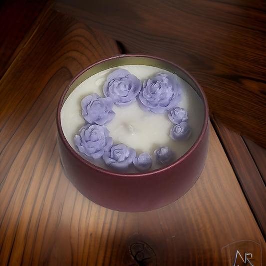 4oz flower Candle